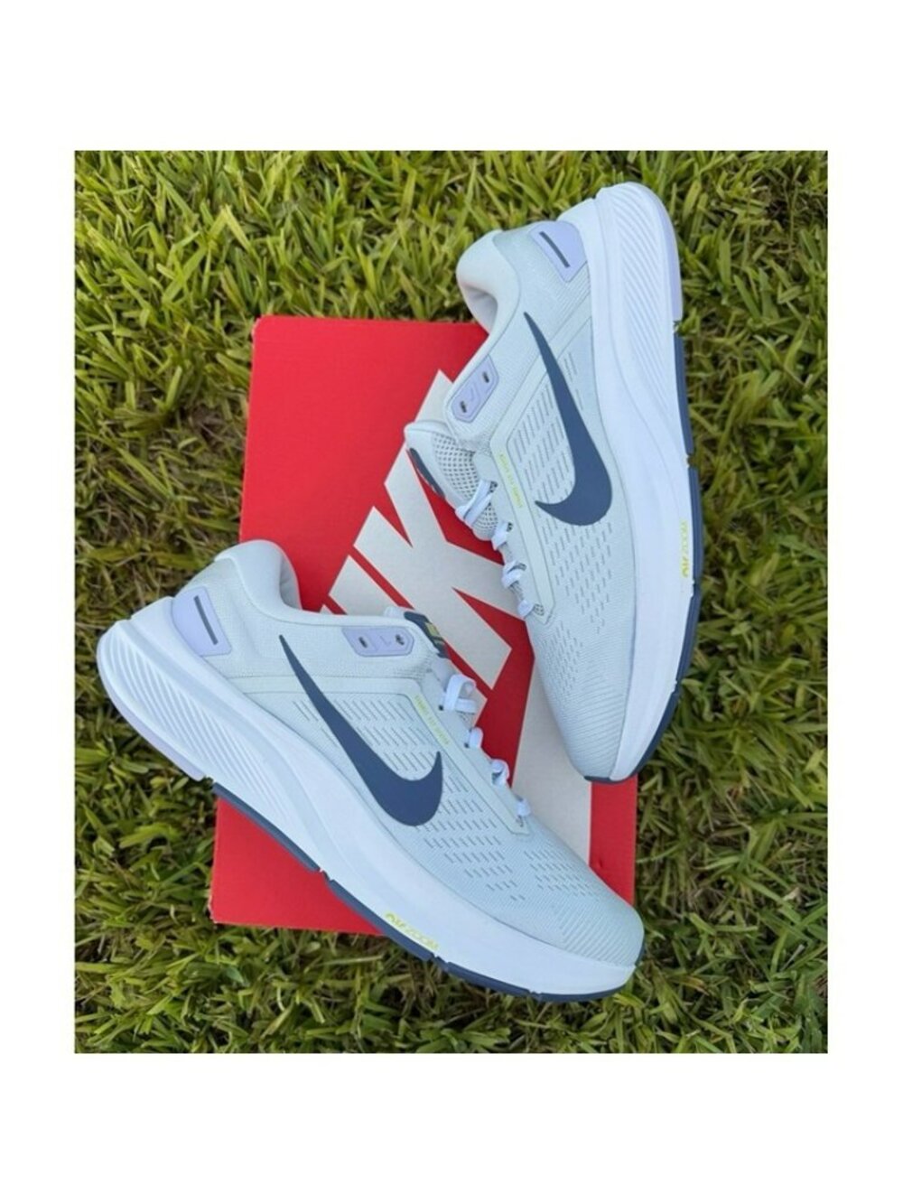 10 MEN’S NIKE AIR ZOOM STRUCTURE 24 PURE PLATINUM / LIGHT GRAY DA8574-005